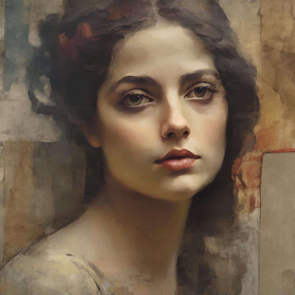 Ανθρώπινη πορτρέτο με σύγχρονη τέχνη και καινοτόμες προσεγγίσεις στην εικόνα.