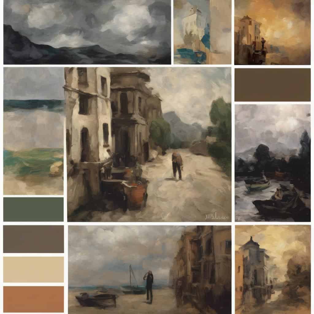 Ρευστική σύγχρονη τέχνη και καινοτόμες προσεγγίσεις στις θαλάσσιες και αστικές εικόνες.